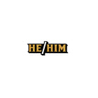 Pronoun He/Him Pin
