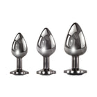 Evolved Black Gem Anal Plug 3-Piece Set