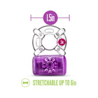 Play with Me Pleaser Rechargeable Vibrating C-Ring Purple