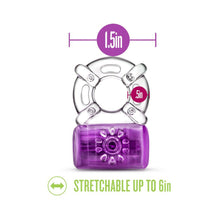 Play with Me Pleaser Rechargeable Vibrating C-Ring Purple