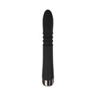 Evolved Rapid Rabbit Rechargeable Thrusting Silicone Vibrator Black