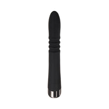 Evolved Rapid Rabbit Rechargeable Thrusting Silicone Vibrator Black