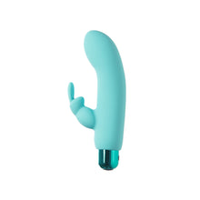 Powerbullet Alice''s Bunny Rechargeable Bullet Vibrator with Silicone Rabbit Sleeve Teal