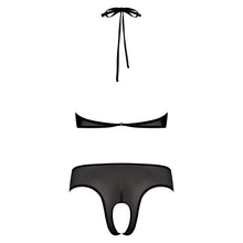 Magic Silk Forever Mesh Crotchless Underboob Teddy With Split Back Black S/M