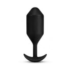 b-Vibe Vibrating Snug Plug 5 Rechargeable Weighted Silicone Anal Plug Black
