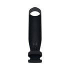 Gender X Rocketeer Rechargeable Triple-Ring Vibrating Silicone Penis Sheath Black