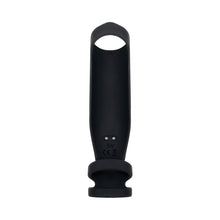 Gender X Rocketeer Rechargeable Triple-Ring Vibrating Silicone Penis Sheath Black