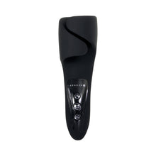 Gender X The Embrace Rechargeable Vibrating Pulsing Silicone Masturbator Black