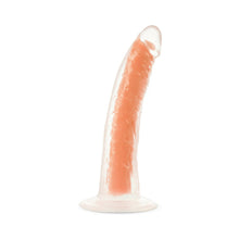 Neo Elite Glow in the Dark Viper 7 in. Dual-Density Dildo Neon Orange