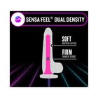 Neo Elite Glow in the Dark Viper 7 in. Dual-Density Dildo Neon Pink