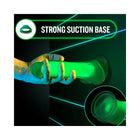 Neo Elite Glow in the Dark Viper 7 in. Dual-Density Dildo Neon Green