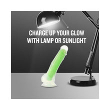 Neo Elite Glow in the Dark Viper 7 in. Dual-Density Dildo Neon Green