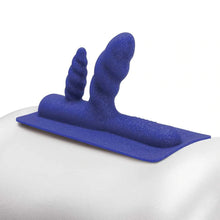 The Unicorn Two-Nicorn Textured Double Penetration Silicone Attachment