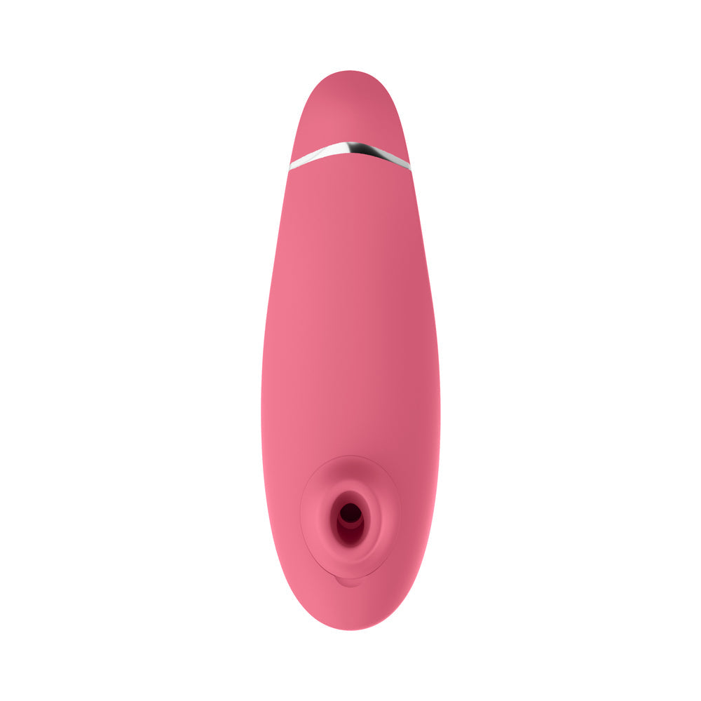 Womanizer Premium 2 Rechargeable Silicone Luxurious Pleasure Air Clitoral Stimulator Raspberry