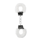 Ouch! Beginner''s Furry Handcuffs With Quick-Release White