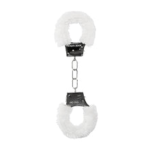 Ouch! Beginner''s Furry Handcuffs With Quick-Release White