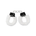 Ouch! Beginner''s Furry Handcuffs With Quick-Release White