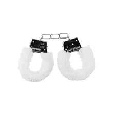 Ouch! Beginner''s Furry Handcuffs With Quick-Release White
