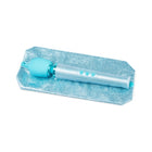 Le Wand All That Glimmers Petite Rechargeable Vibrating Massager Special Edition Set Light Blue
