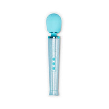 Le Wand All That Glimmers Petite Rechargeable Vibrating Massager Special Edition Set Light Blue