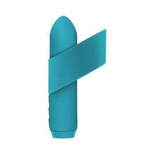 Je Joue Classic Bullet Vibrator Rechargeable Silicone with Finger Sleeve Teal