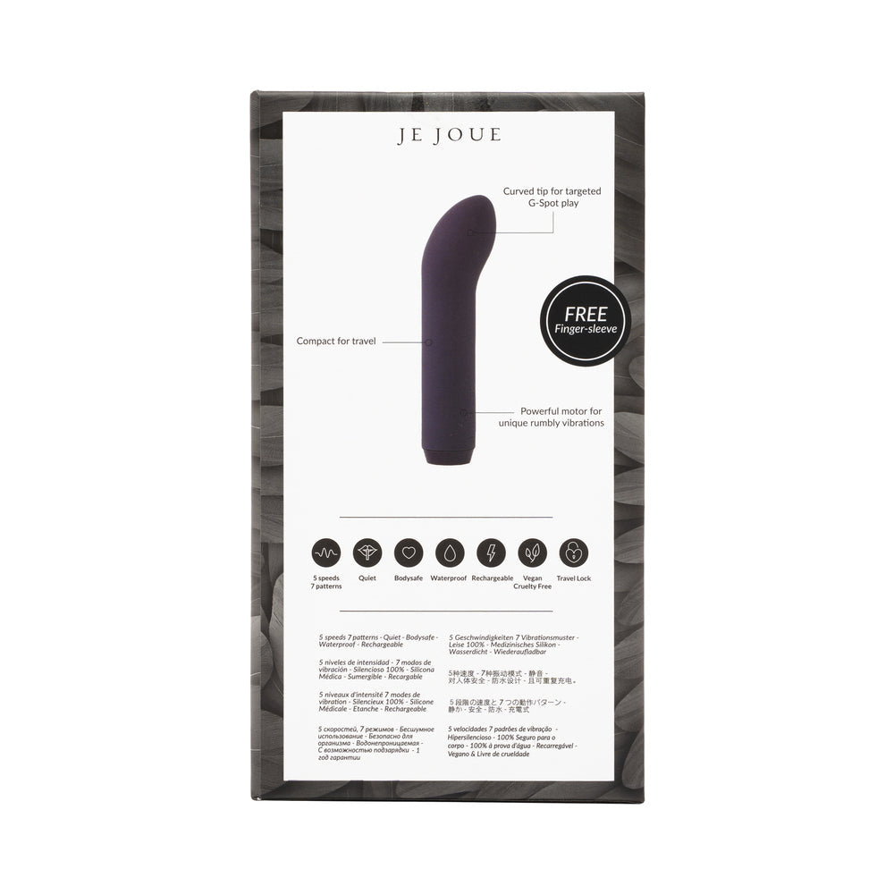 Je Joue G-Spot Bullet Vibrator Rechargeable Silicone Purple