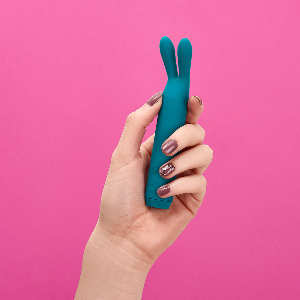 Je Joue Rabbit Bullet Vibrator Rechargeable Silicone Teal
