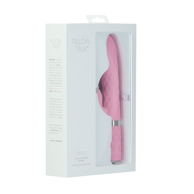 Pillow Talk Lively Dual Stimulator Pink