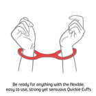 Quickie Cuffs Large Red