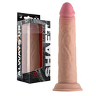 Shaft Model J: 8.5 in. Dual Density Silicone Dildo Pine