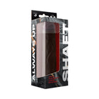 Shaft Model J: 8.5 in. Dual Density Silicone Dildo Mahogany