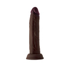 Shaft Model J: 7.5 in. Dual Density Silicone Dildo Mahogany