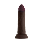 Shaft Model J: 6.5 in. Dual Density Silicone Dildo Mahogany