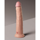 King Cock Elite 10 in. Dual Density Silicone Cock Realistic Dildo With Suction Cup Beige