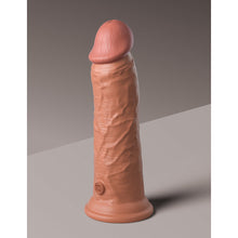 King Cock Elite 8 in. Vibrating Realistic Dildo With Suction Cup Tan