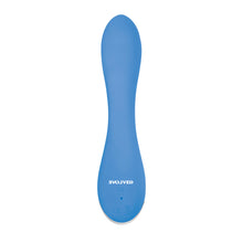 Evolved Blue Crush Rechargeable Silicone G-Spot Vibrator Blue