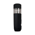 Gender X Message In A Bottle Rechargeable Thrusting Spinning Stroker with Suction Cup Base Black