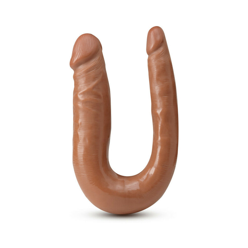 Dr. Skin Mini Double Dong Realistic 12 in. Dual-Ended Dildo Tan