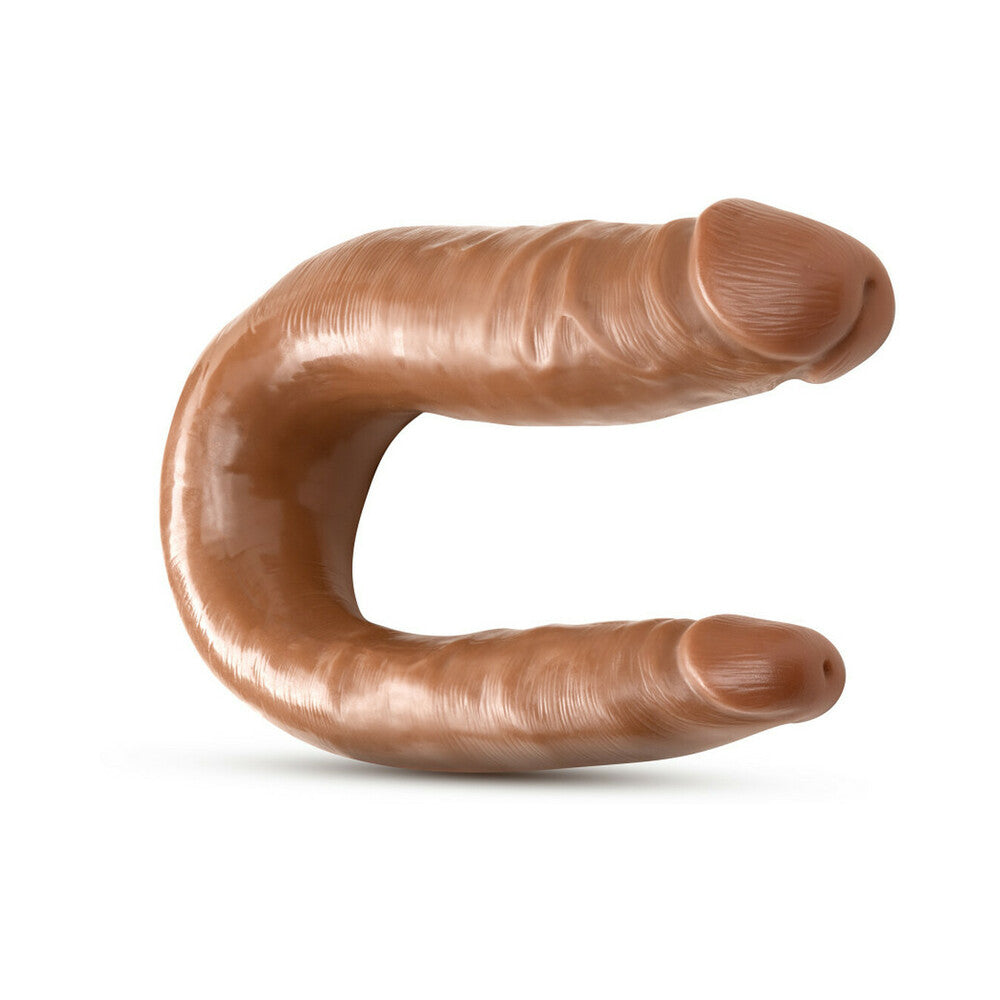 Dr. Skin Mini Double Dong Realistic 12 in. Dual-Ended Dildo Tan
