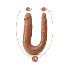 Dr. Skin Mini Double Dong Realistic 12 in. Dual-Ended Dildo Tan