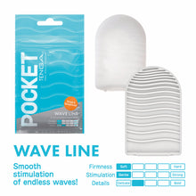 Tenga Pocket Masturbator Sleeve Wavy Line