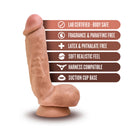 CoverboyThe Mailman Realistic 8.5 in. Dildo with Balls Tan
