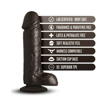 Loverboy The Movie Star Realistic 8 in. Dildo with Balls Brown