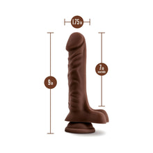 Loverboy The DJ Realistic 9 in. Dildo with Balls Brown