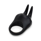 Fifty Shades of Grey Sensation Rechargeable Silicone Vibrating Rabbit Love Ring Black