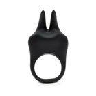 Fifty Shades of Grey Sensation Rechargeable Silicone Vibrating Rabbit Love Ring Black