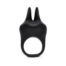 Fifty Shades of Grey Sensation Rechargeable Silicone Vibrating Rabbit Love Ring Black