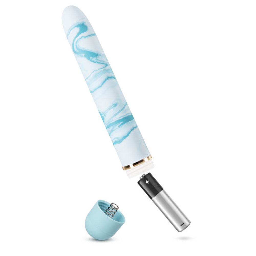 The Collection Blueberry Haze Slimline Vibrator Blue