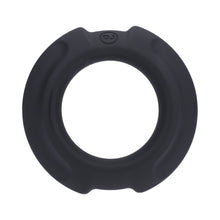 OptiMALE FlexiSteel Silicone, Metal Core Cock Ring 35 mm Black
