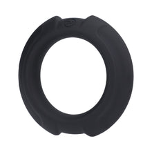 OptiMALE FlexiSteel Silicone, Metal Core Cock Ring 43 mm Black